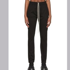 RICK OWENS DRKSHDW Black Berlin Lounge Pants size Small